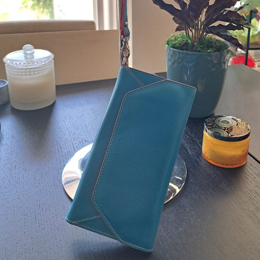 ✨ Lodis Audrey Tiff Phone Wallet | Lagoon & Coral | NWT ✨